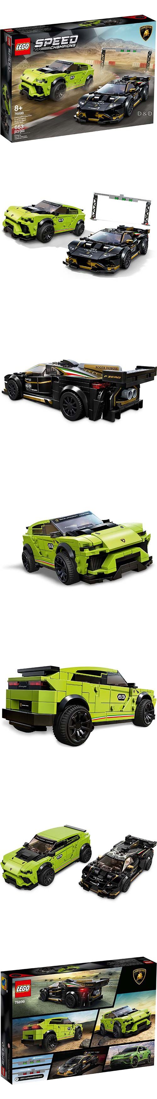 樂高 LEGO - 樂高 SPEED CHAMPIONS 系列 - 藍寶堅尼Huracan Super Trofeo EVO & Urus ST-X 76899-663pcs