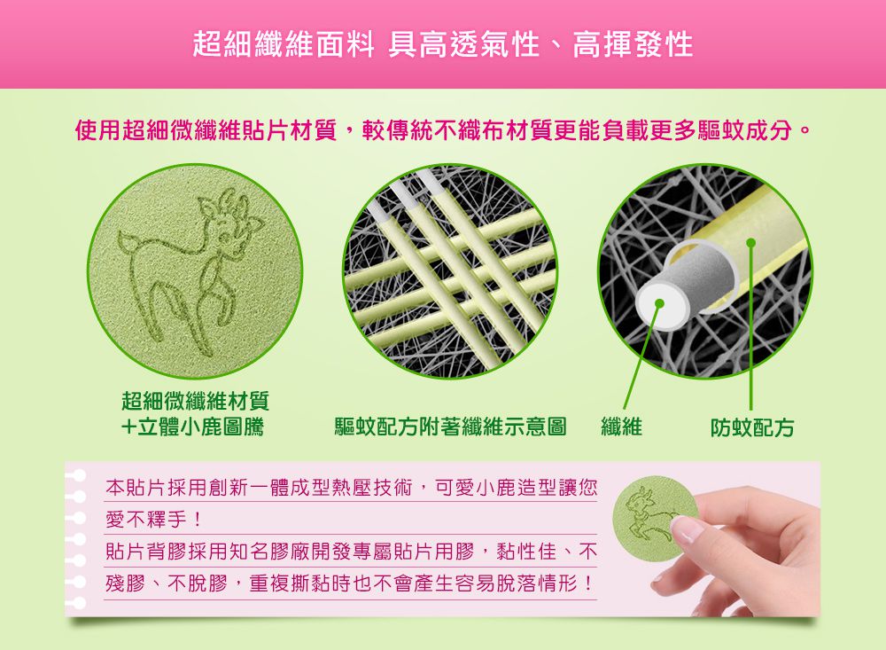 小鹿山丘 - 有機檸檬草精油防蚊貼片-長效防護-8枚