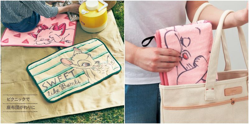 日本千趣會 - mini labo 去泥污腳踏墊-法蘭西花朵-藍綠