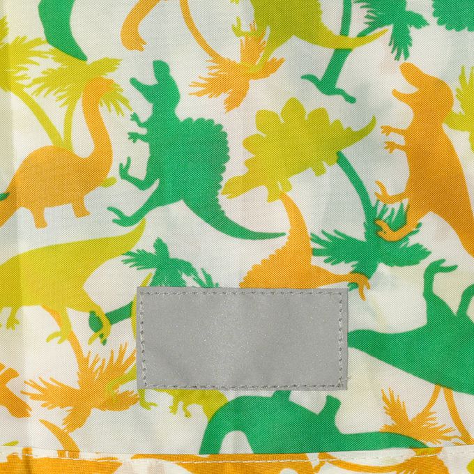 akachan honpo - 短斗篷式 雨衣-恐龍-黃色 (80~95cm)