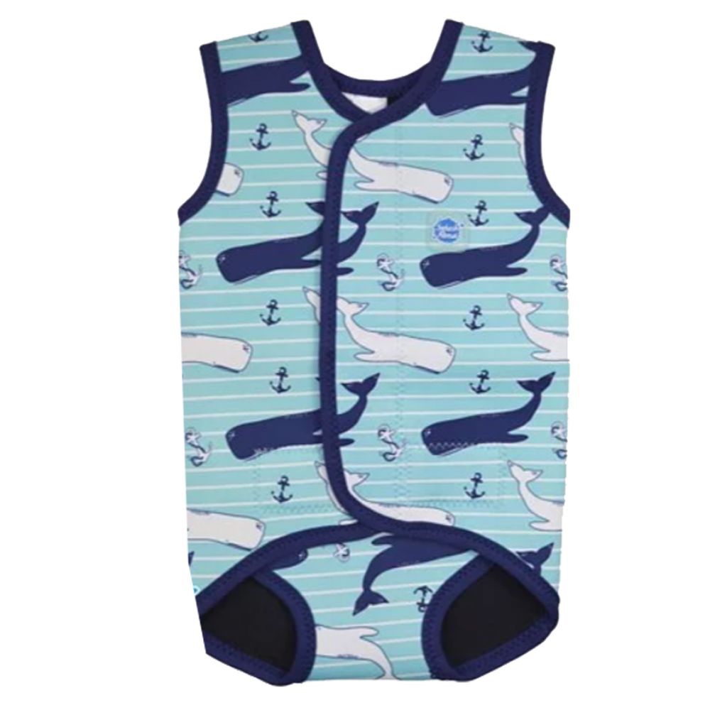 Splash About 潑寶 - 包裹式保暖泳衣-海洋鯨魚