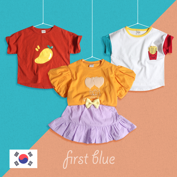 3/18新品加入|夏季繽紛穿搭 ☀ 韓國製 First Blue