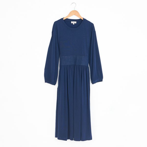 Marguerite - 復古風腰後雙綁帶古典長洋裝