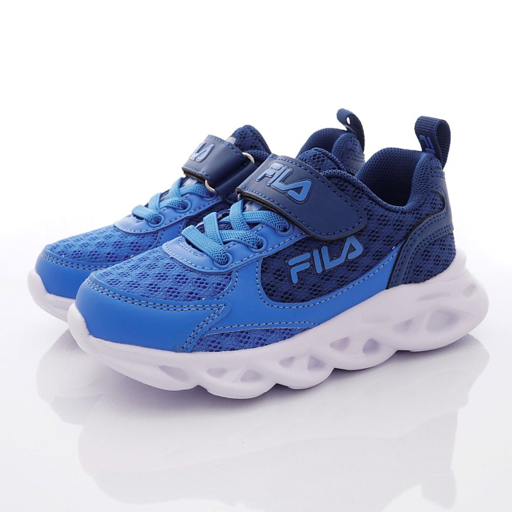 FILA - 運動童鞋-MD輕量慢跑款(中大童段)-藍
