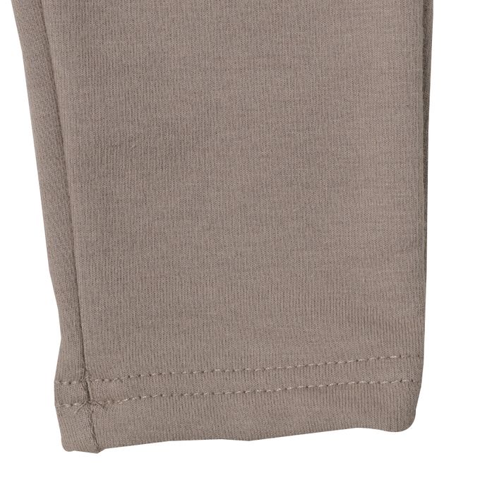 akachan honpo - 10分長經典褲 裏起毛-一般合身款-深灰色