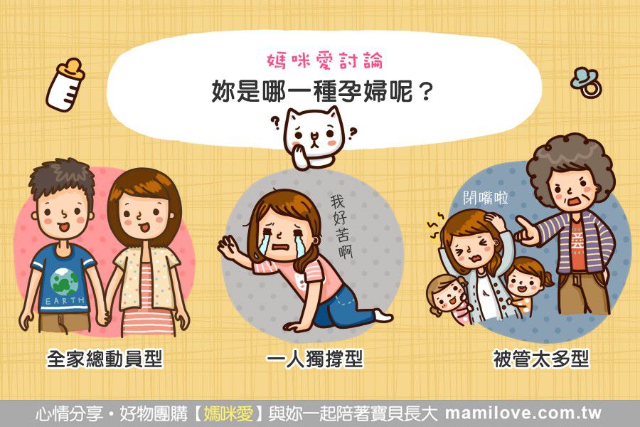 媽咪愛討論:妳是哪一種孕婦呢?