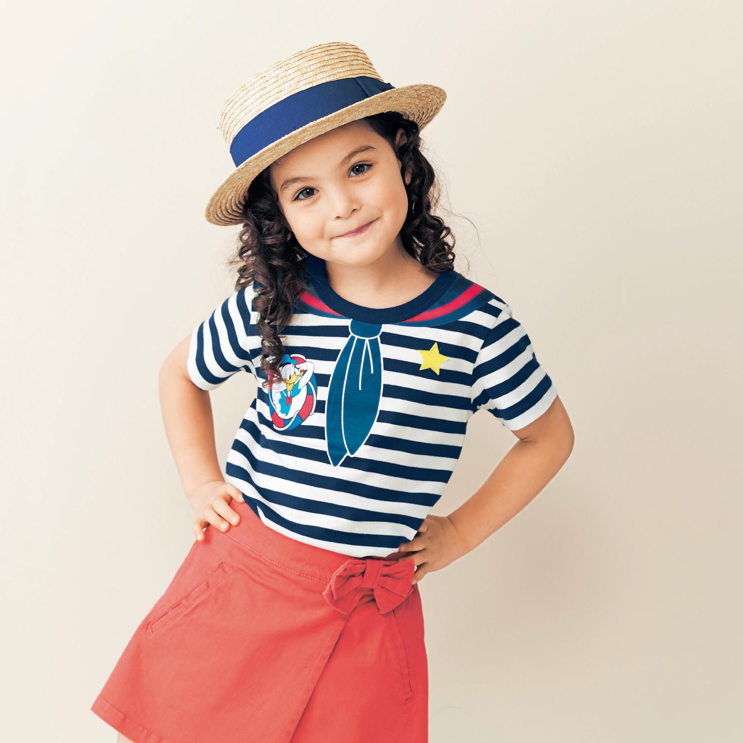 日本千趣會 - 迪士尼印花短T-米奇側背包-深藍