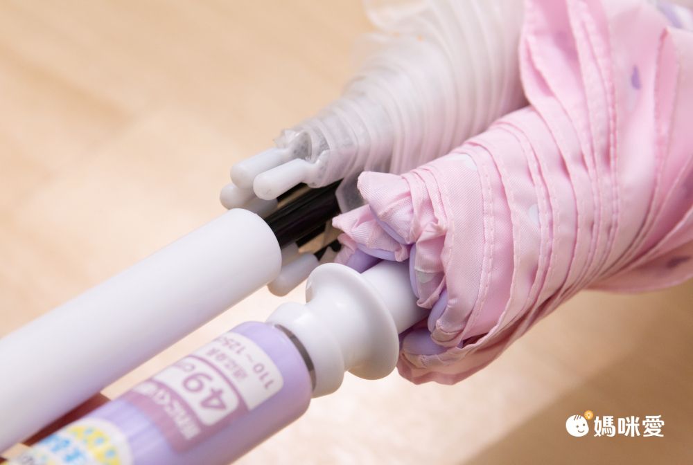 akachan honpo - 透明窗雨傘-冰淇淋-粉紅色