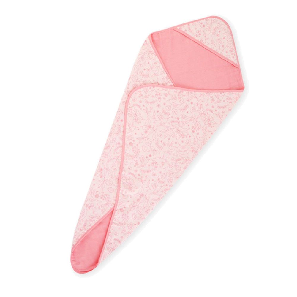 D BY DADWAY - 六層紗包巾-粉紅小蜂鳥-W29.5 x D6.5 x H22 cm