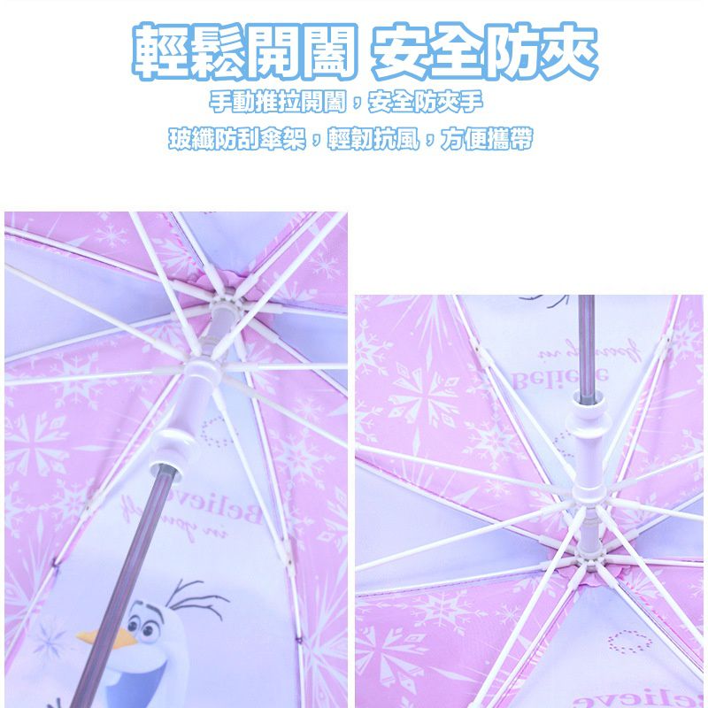 透視窗立體造型手動雨傘-卡通人物米奇-紅+黑