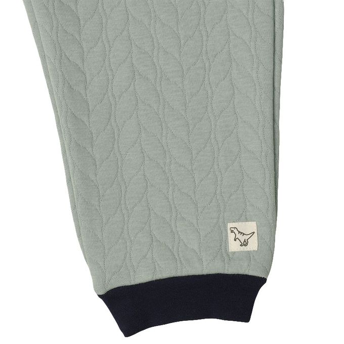 akachan honpo - 長袖鋪棉套頭家居服-恐龍-綠色