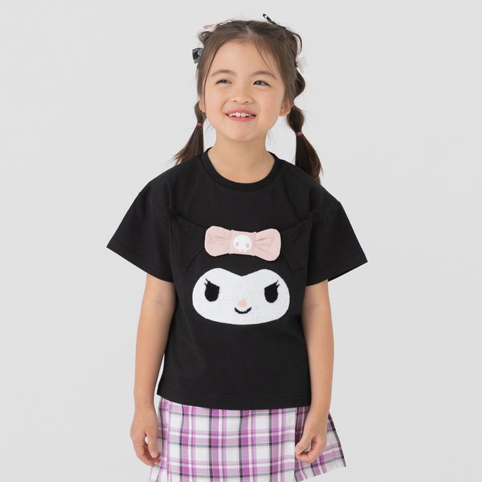 日本 Chil2 - 聯名款 100%純棉短袖上衣-卡通人物凱蒂貓-白