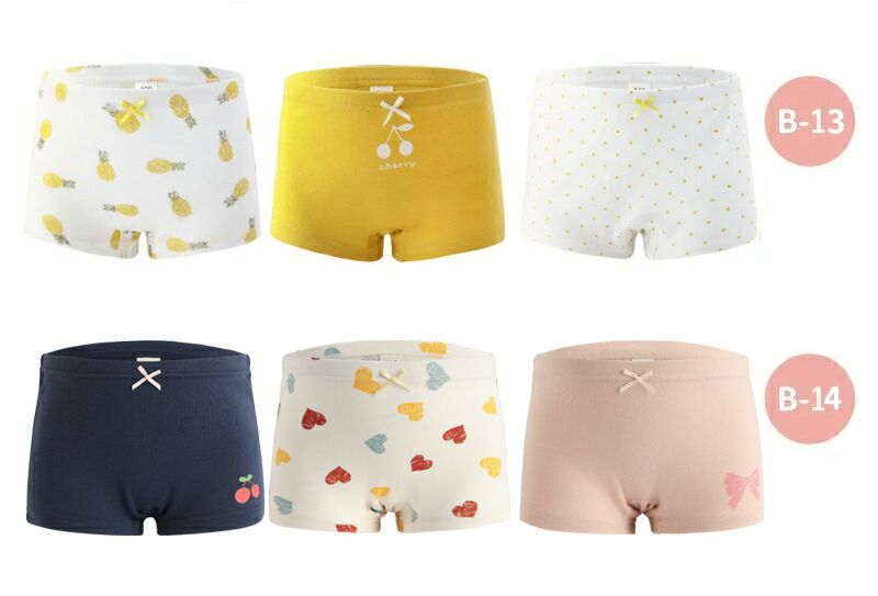 日本 Ho-ho kids - [樂天4冠王]100%棉女孩內褲(3入)-羊駝/獨角獸/美人魚-水藍粉白