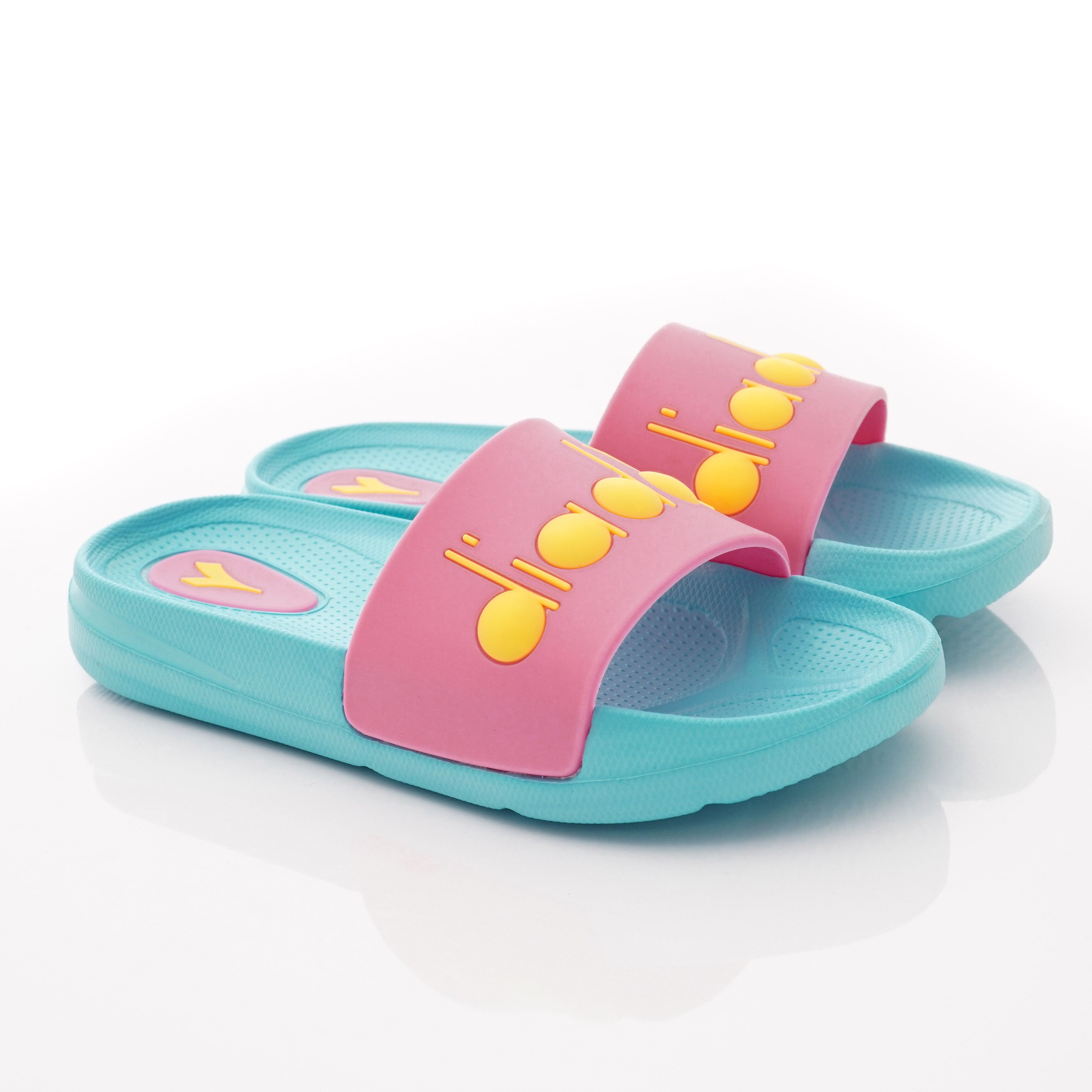 DIADORA - 輕量LOGO涼鞋/拖鞋(中小童段)-桃