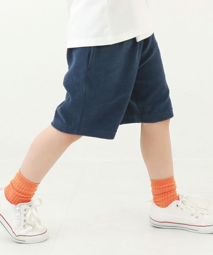 日本 devirock - 毛巾布柔軟吸汗短褲-土耳其藍