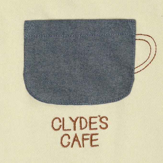 akachan honpo - 背後印花休閒上衣-象牙白色