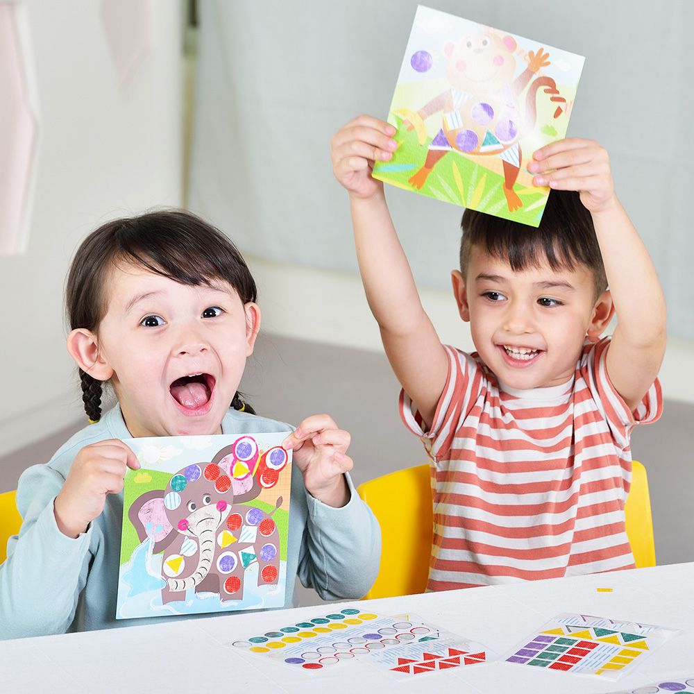 西班牙 APLI - 藝術家貼紙畫-幾何