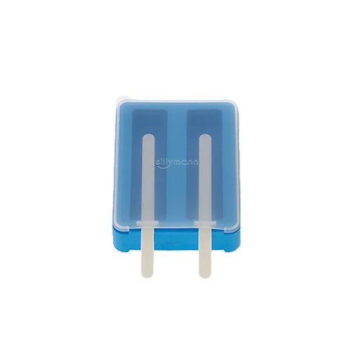 韓國 sillymann - 100%鉑金矽膠冰棒分裝盒-藍