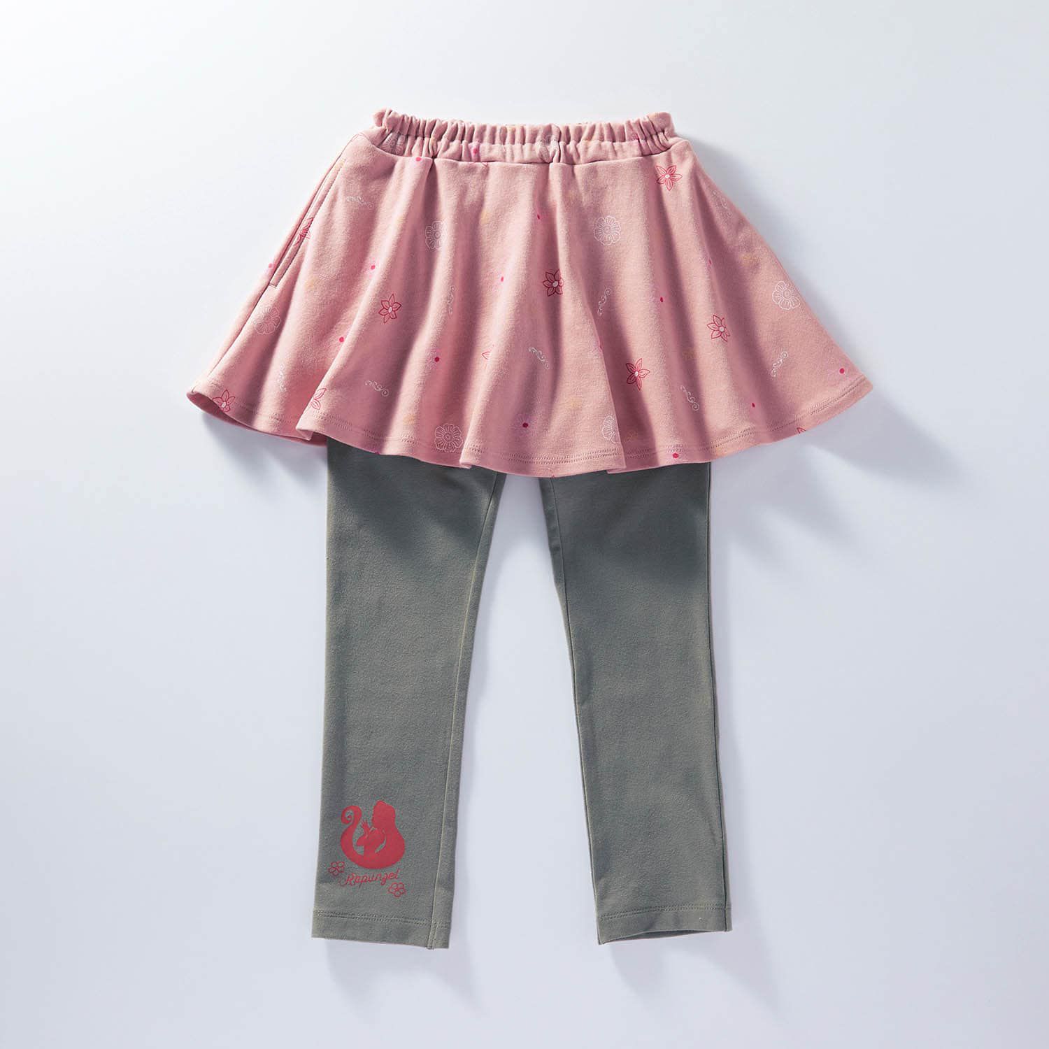 日本千趣會 - 聯名款 公主印花內搭褲裙-樂佩桃粉