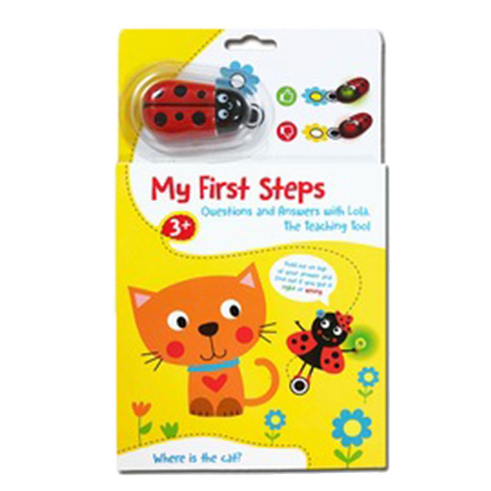 小瓢蟲邏輯問答有聲書：My First Steps 我的學習第一步-貓咪