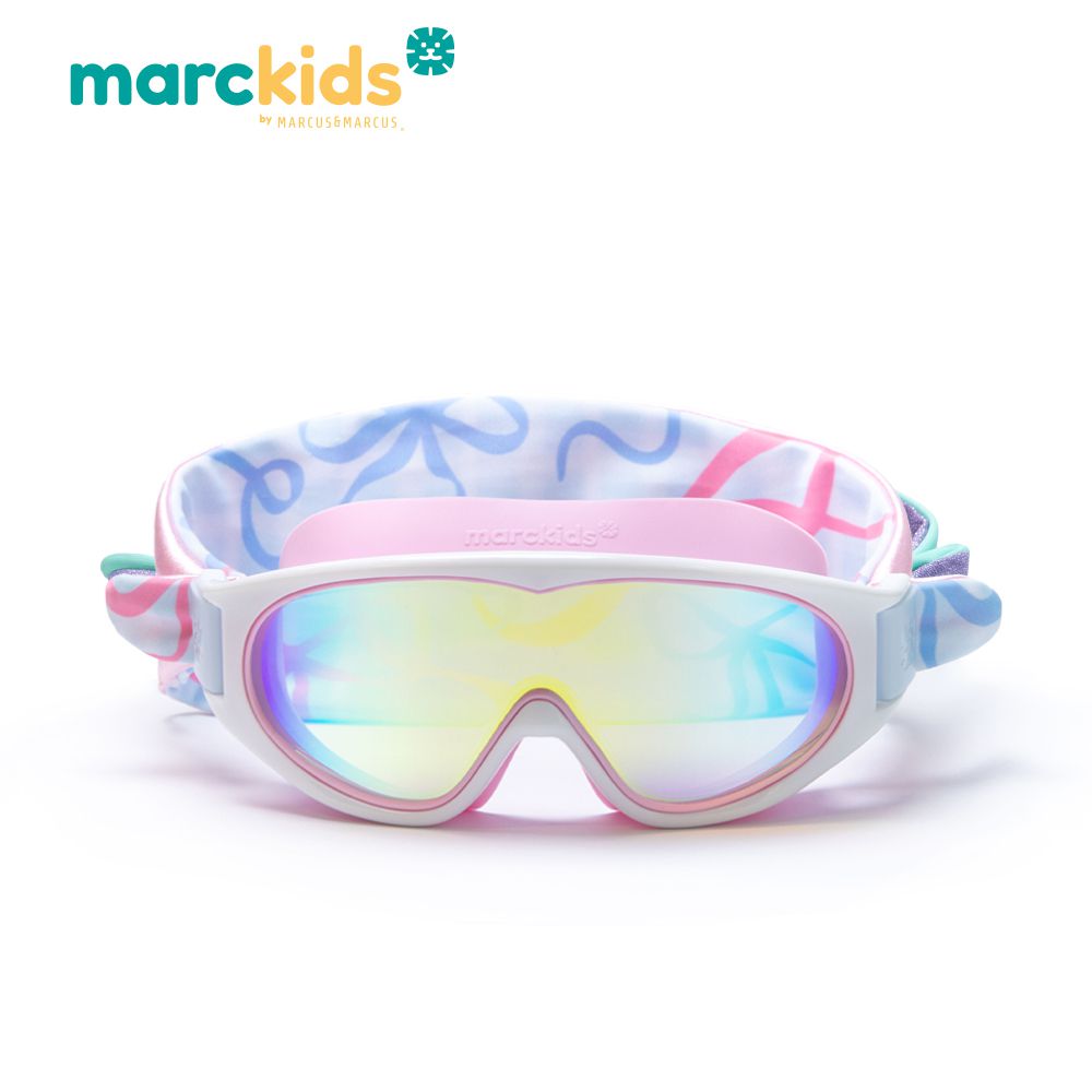 Marckids兒童頭帶式造型大框泳鏡-夏日甜心