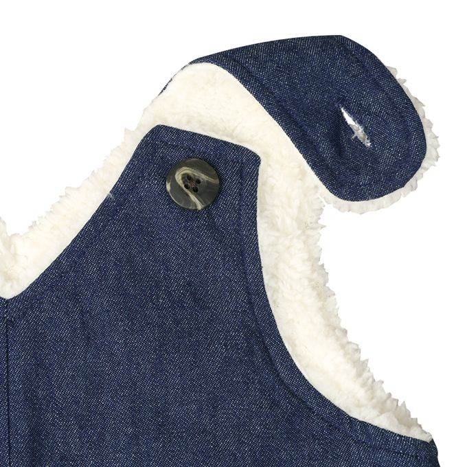 akachan honpo - 背心裙-內裡刷毛-深藍色