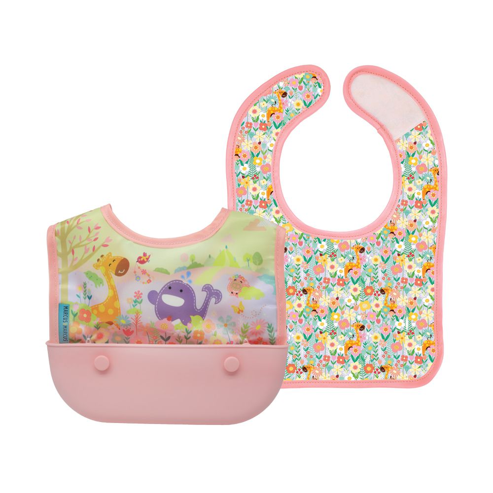 3合1旅行收納圍兜組-粉紅花園