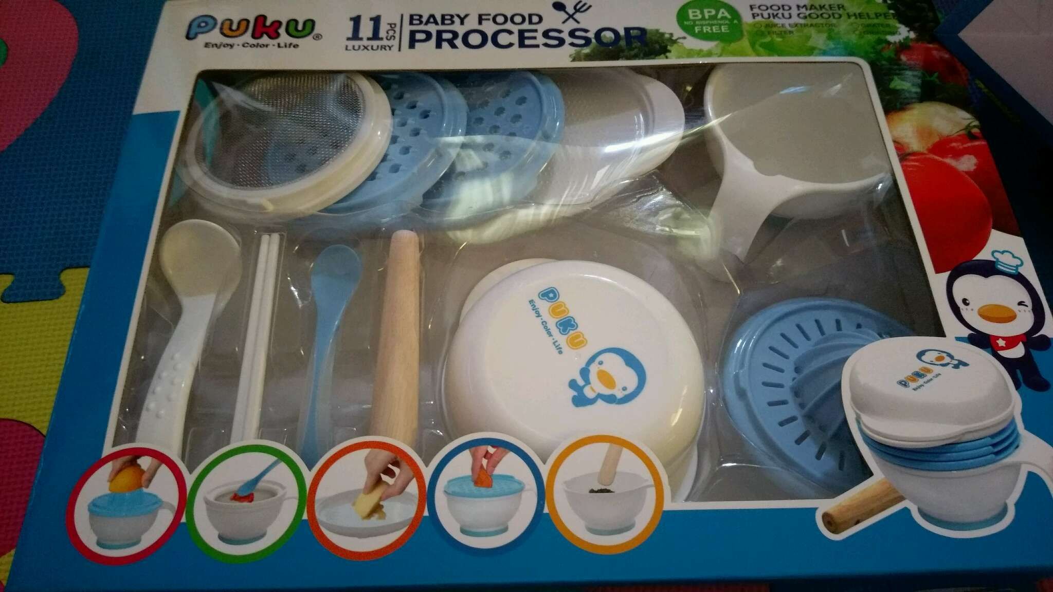 [全新]puku 幼兒離乳研磨器(附提袋)