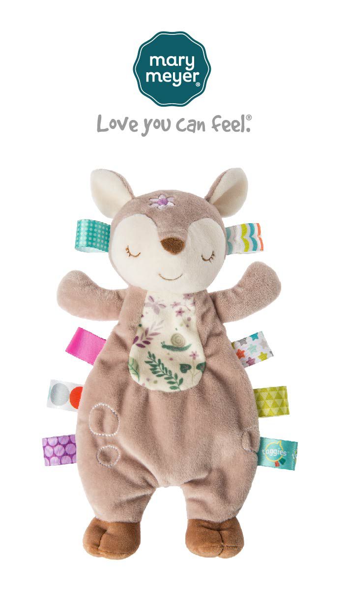 美國 MaryMeyer 蜜兒 - 標籤玩偶安撫巾-小鹿芙蘿拉
