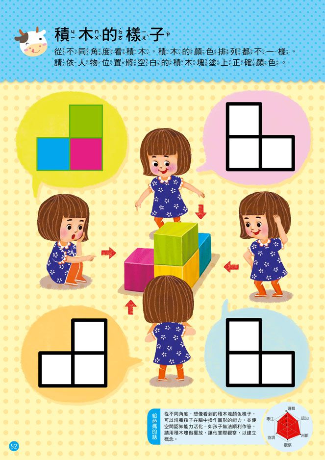 5歲專注力開發概念