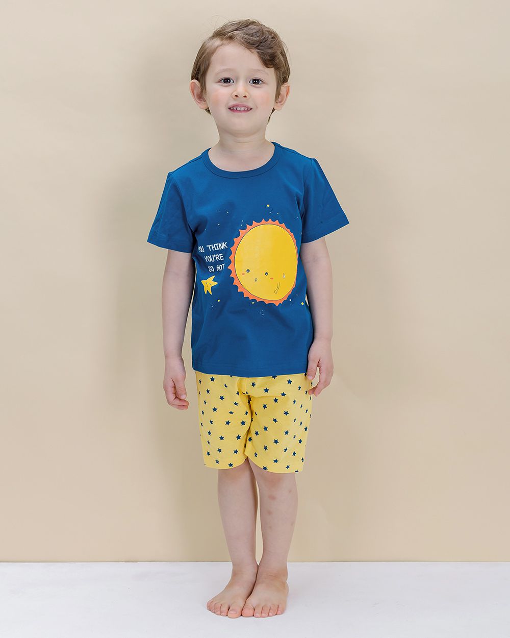 韓國 Sopoliini 童趣北歐風☺ 夏季純棉套裝 / 家居服