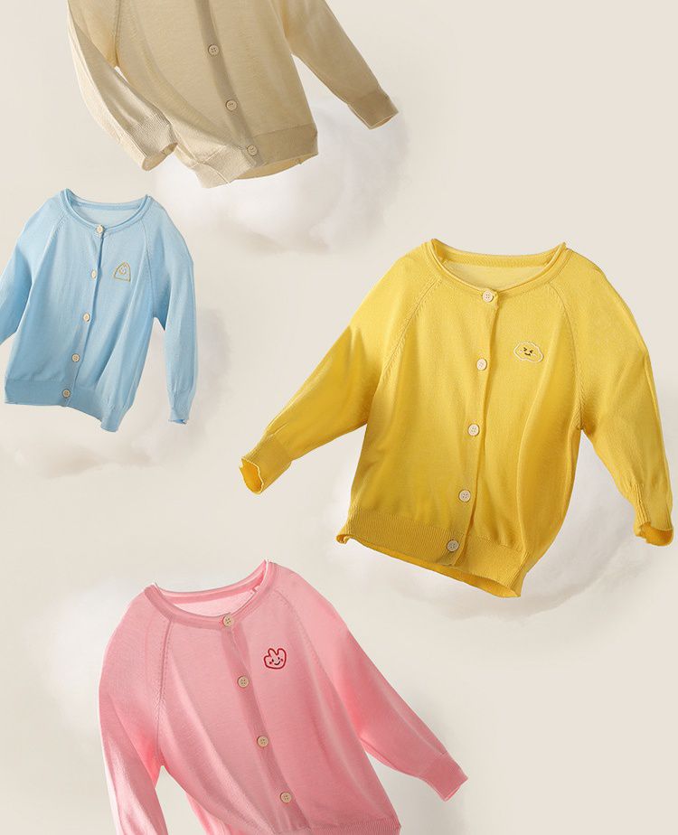 Q版針織外套-黃色