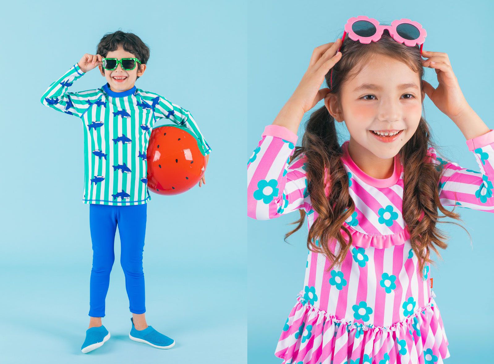 童星也在穿 ☼【韓國 OZKIZ】防滑沙灘鞋／抗UV泳裝