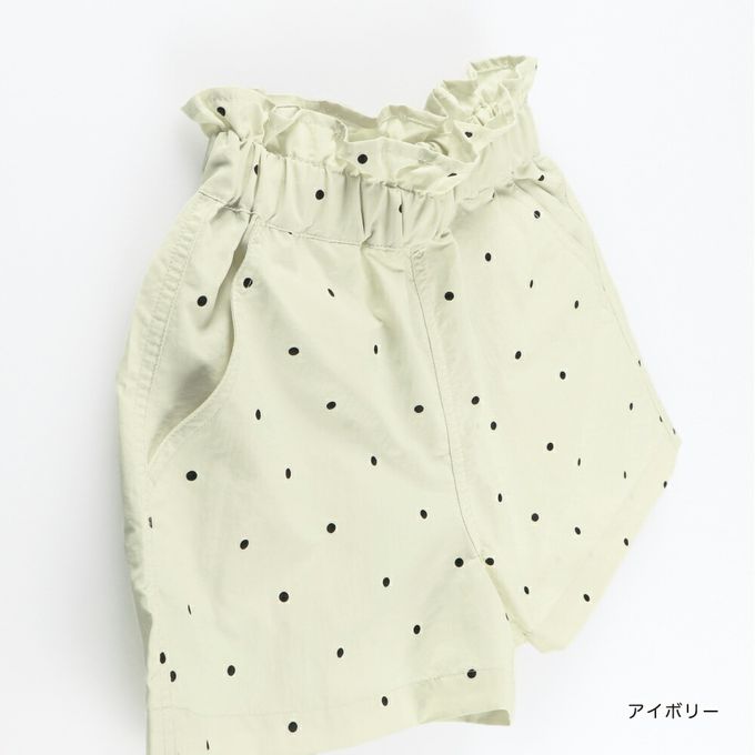 日本 BRANSHES - 水陸兩穿 女孩輕便彈性休閒短褲-花朵-藍紫