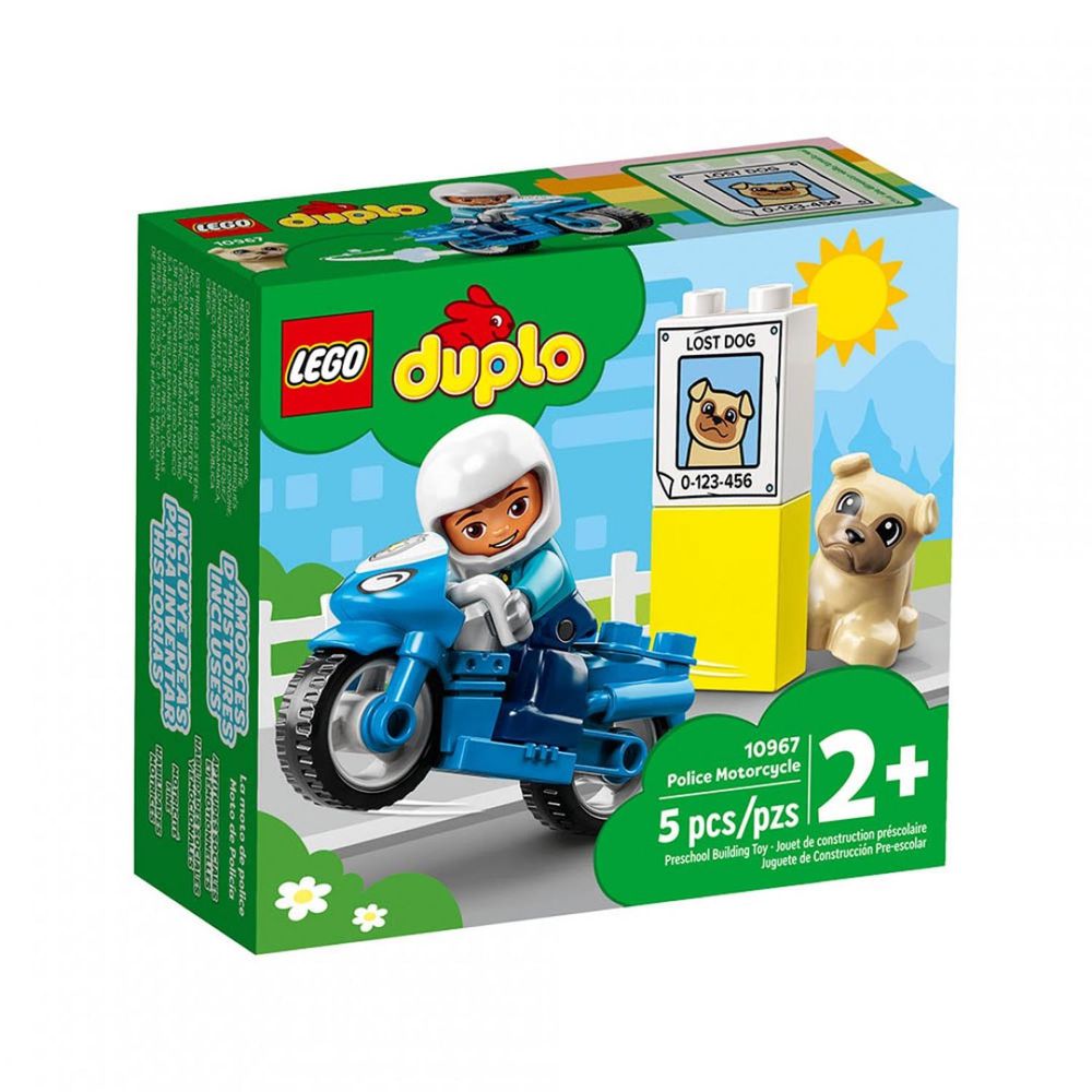 樂高 LEGO - 樂高積木 LEGO《 LT10967 》Duplo 得寶系列 - 警察摩托車-5pcs