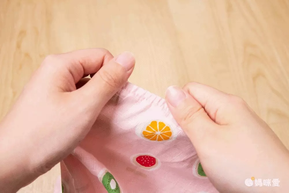 akachan honpo - 甚平分腳連身衣-水果大福-粉紅色