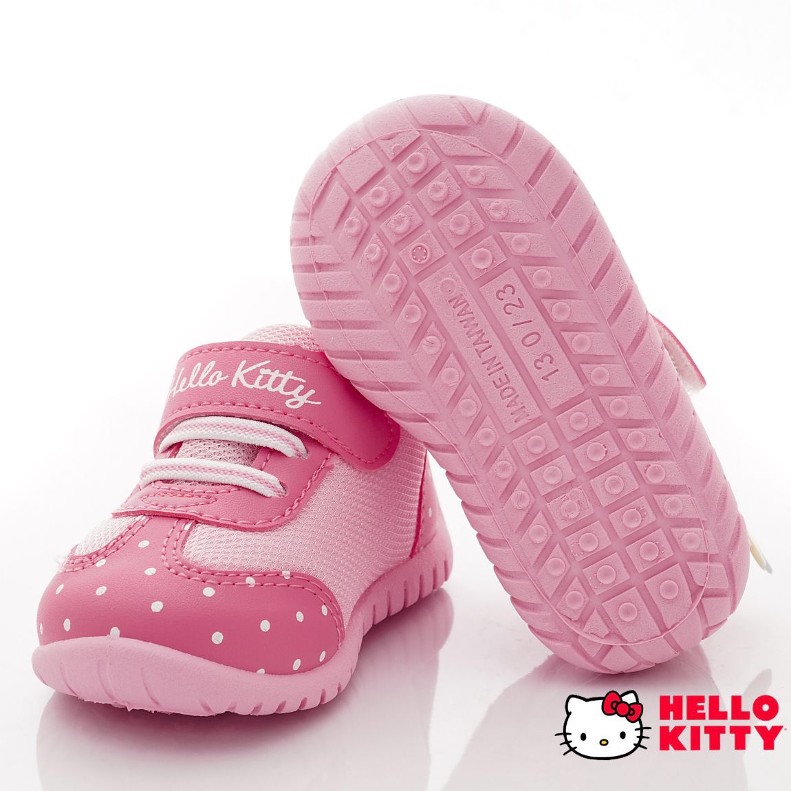 HELLO KITTY - 台灣製甜心休閒運動款(小童段)-運動鞋-粉