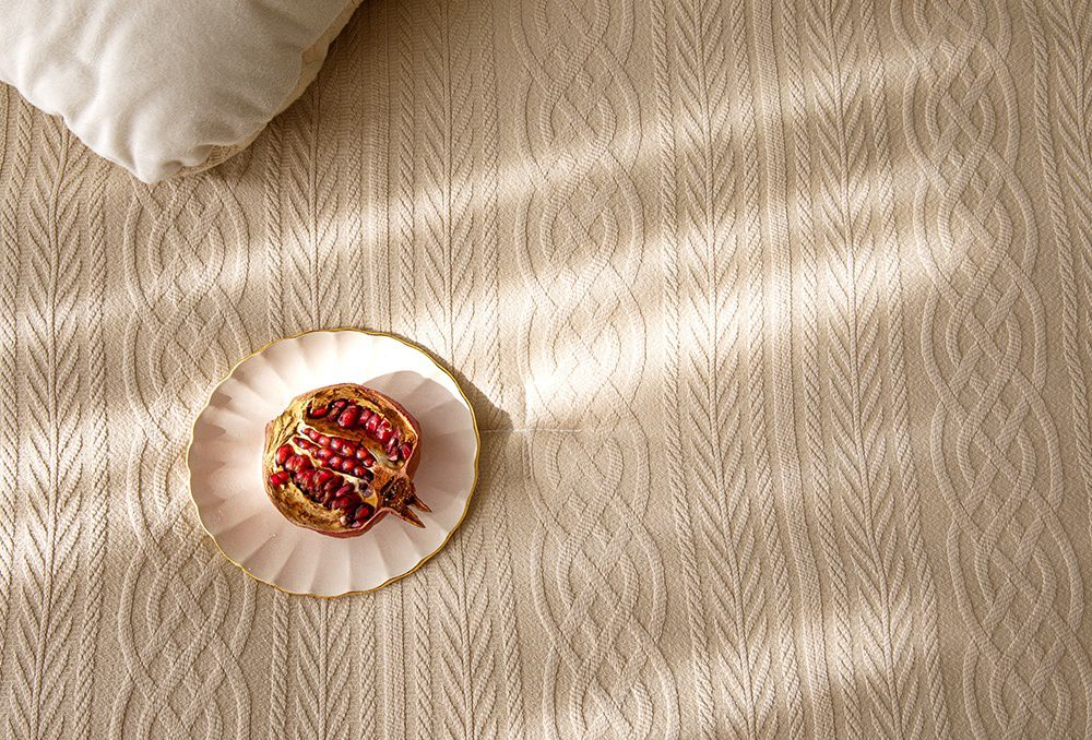 韓國 Maatila - 可水洗莫代爾針織紋棉被-溫暖冬日