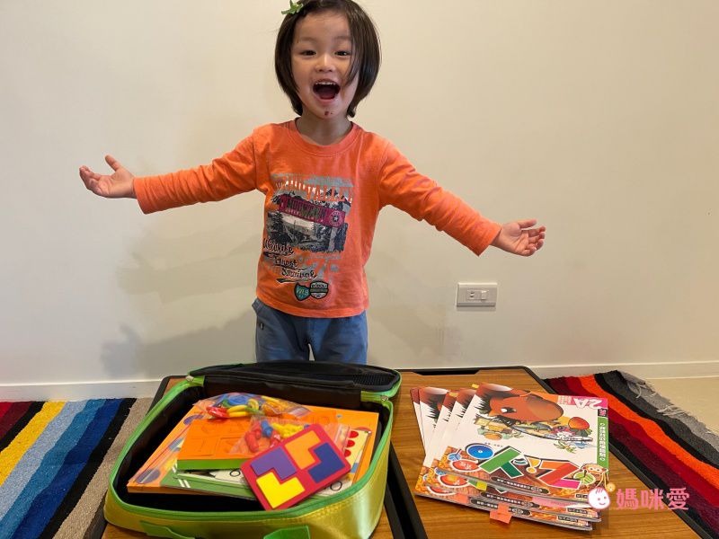 資優數學 - 親子金版1-6冊全系列-6盒教材+教具(透明百格盤)