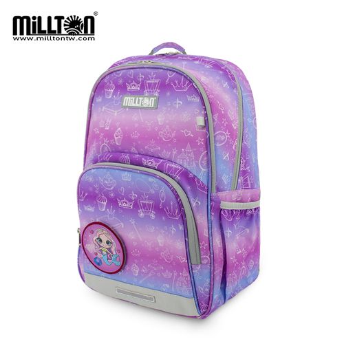 軍規雙軸護脊書包｜粉紫奇幻Fantasy Dreams｜20L 700g