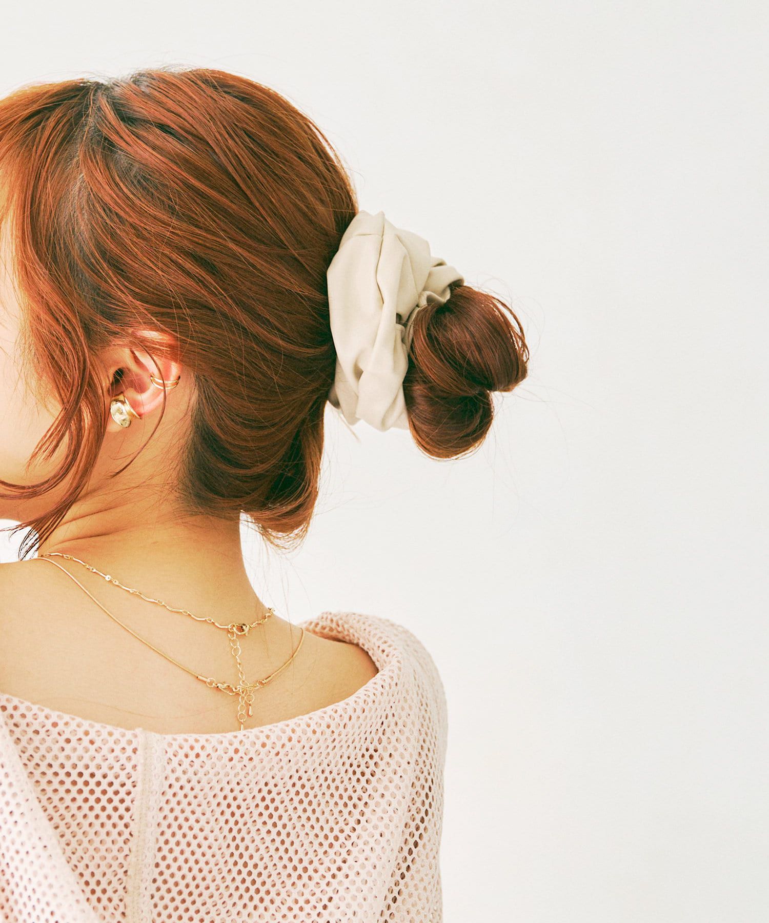 日本 Lattice - 日系酷甜皮革大腸髮圈-橄欖綠