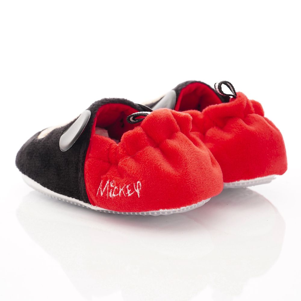 Disney 迪士尼 - 迪士尼童鞋-米奇電繡絨毛學步鞋款 (寶寶段)-黑紅