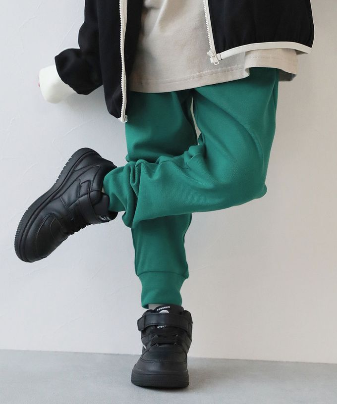 日本 devirock - 熱銷定番 超彈力羅紋束口長褲-森林綠