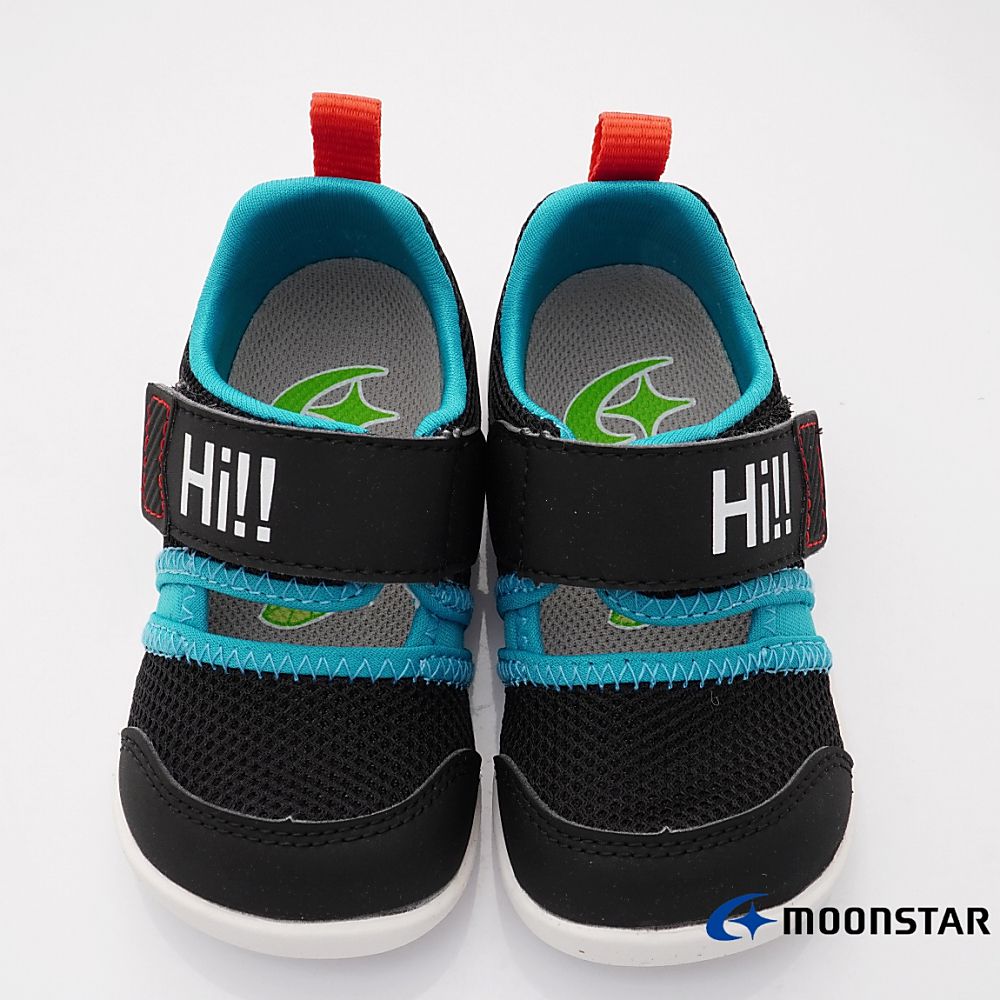 MOONSTAR日本月星 - HI系列寶寶學步鞋(寶寶段)-黑