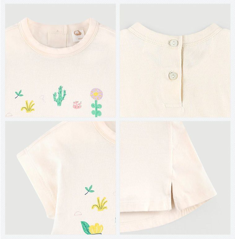 韓國 milk mile - 仙人掌上衣-象牙白