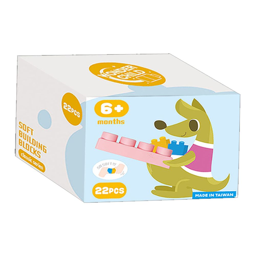 Wonder Child - Wonder Child馬卡龍軟積木補充包-22pcs
