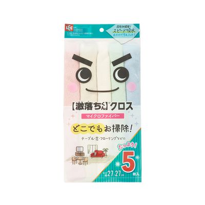 日本LEC - 【激落君】超極細纖維抹布-27x27cm-5枚入
