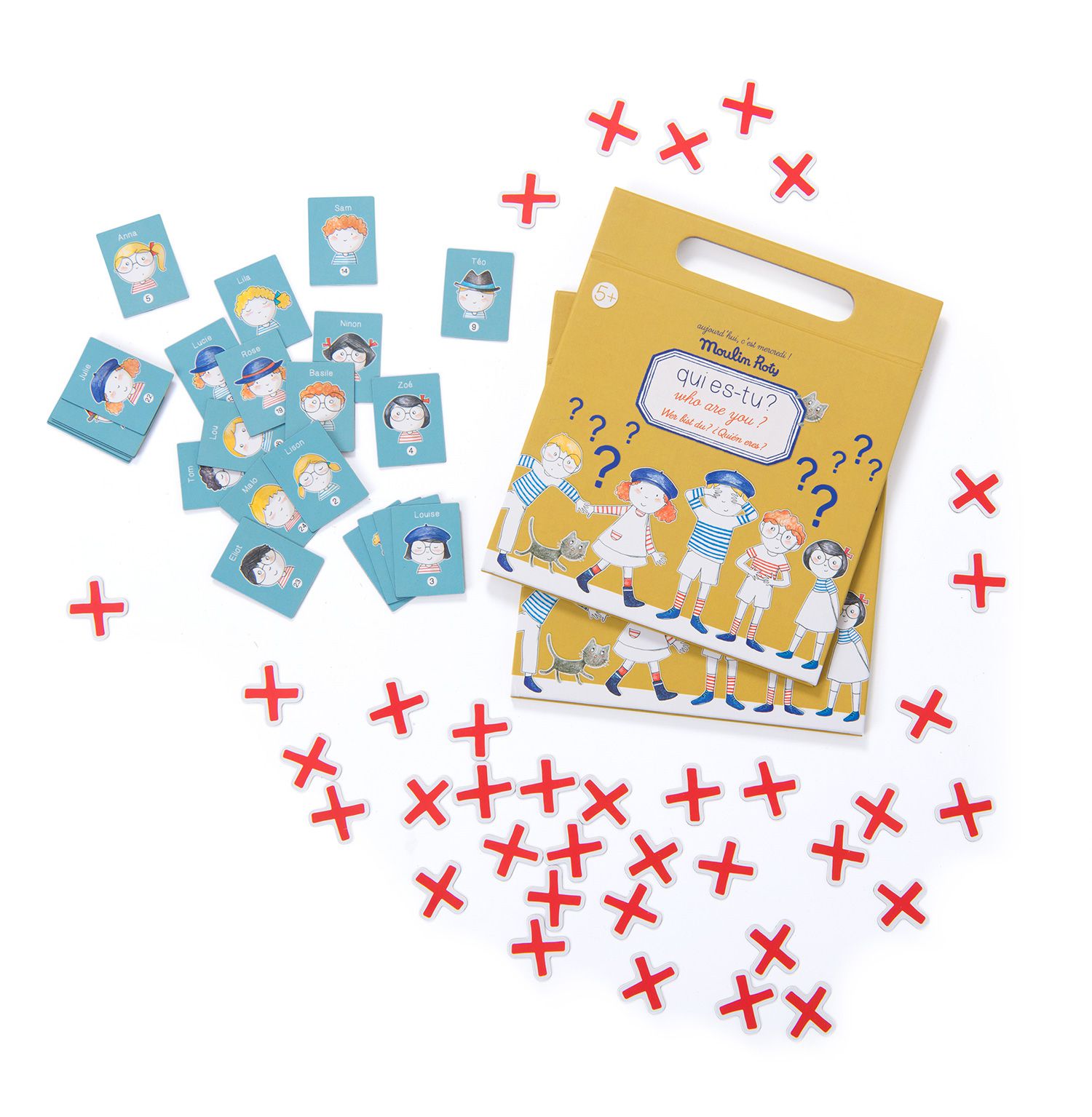 Moulin Roty - 磁鐵遊戲書-猜猜你是誰