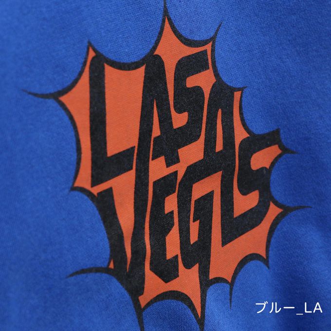 日本 BRANSHES - 街頭塗鴉風裏起毛長袖上衣-LA-寶藍