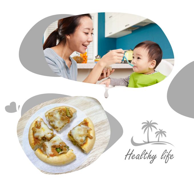 童心好食館 - 迷你健康PIZZA (1Y+)-4種口味各1